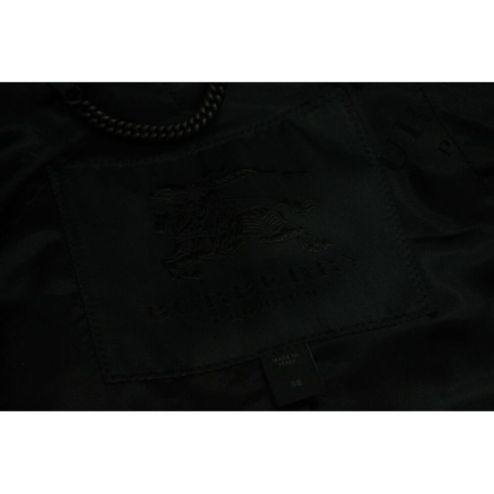 Burberry Trench Coat in Black Wool - Picture 8 of 8